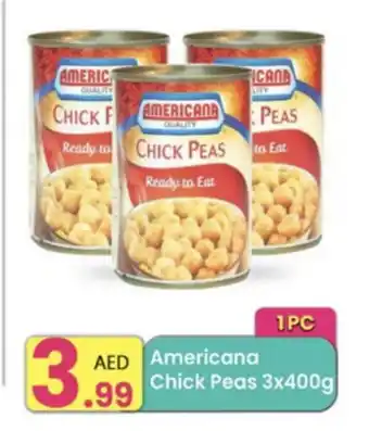 Everyday Center AMERICANA Chick Peas offer