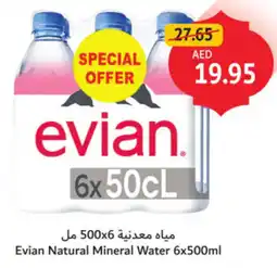 Union Coop Evian Natural Mineral Water offer