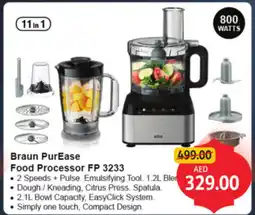 Union Coop Braun PurEase Food Processor FP 3233 offer