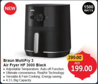 Union Coop Braun MultiFry 3 Air Fryer HF 3000 offer