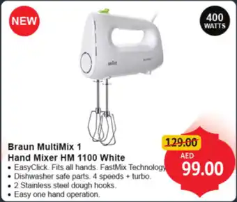 Union Coop Braun MultiMix 1 Hand Mixer HM 1100 offer