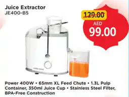 Union Coop Juice Extractor JE400-B5 offer