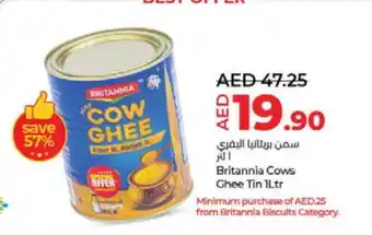 Lulu Hypermarket BRITANNIA Ghee offer