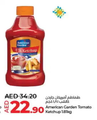 Lulu Hypermarket AMERICAN GARDEN Tomato Ketchup offer