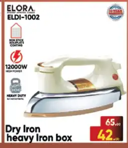 Baniyas Spike Hypermarket ELORA Ironbox offer