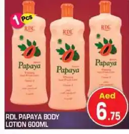 Baniyas Spike Hypermarket RDL Body Lotion & Cream offer