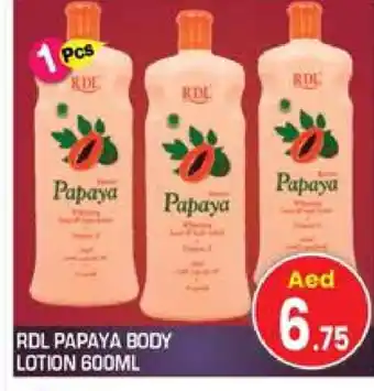 Baniyas Spike Hypermarket RDL Body Lotion & Cream offer