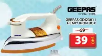 Grand Hyper Market GEEPAS Ironbox offer