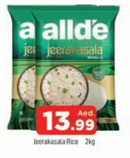 Al Madina ALLDE Jeerakasala Rice offer