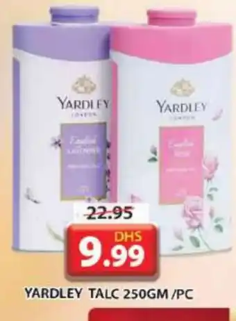 Grand Hyper Market YARDLEY Talcum Powder offer