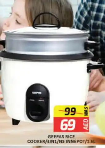 Mango Hypermarket LLC GEEPAS Rice Cooker offer