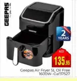 Pasons GEEPAS Air Fryer offer