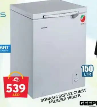 Grand Hyper Market SONASHI Freezer offer