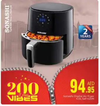 Pasons SONASHI Air Fryer offer