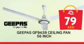 Grand Hyper Market GEEPAS Fan offer