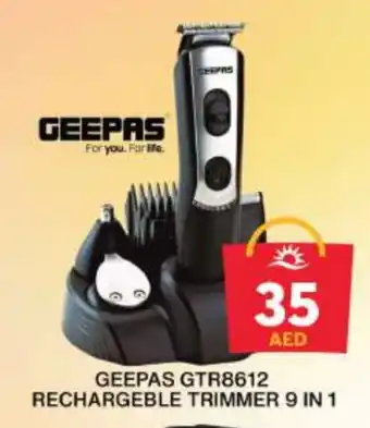 Grand Hyper Market GEEPAS Remover / Trimmer / Shaver offer