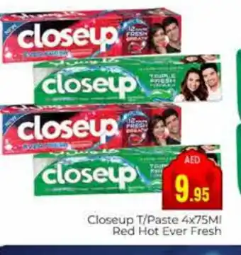 Pasons CLOSE UP Toothpaste offer