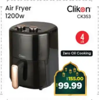 Al Madina Hypermarket CLIKON Air Fryer offer