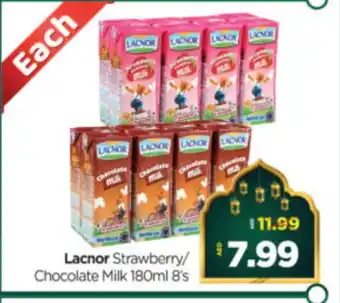 Al Madina Hypermarket LACNOR Flavoured Milk offer