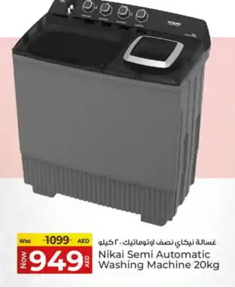 Kenz Hypermarket NIKAI Washer / Dryer offer