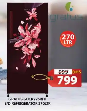 Grand Hyper Market GRATUS Refrigerator offer