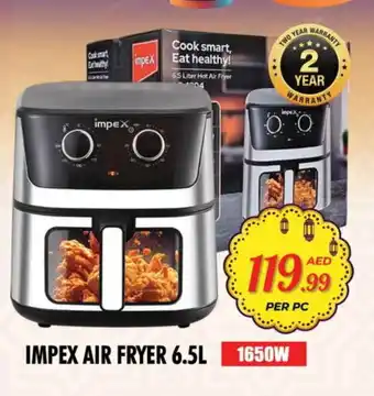 Night to Night Hypermarket IMPEX Air Fryer offer