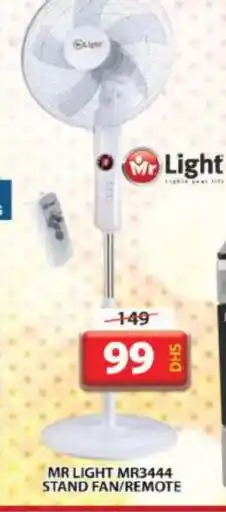 Grand Hyper Market MR. LIGHT Fan offer