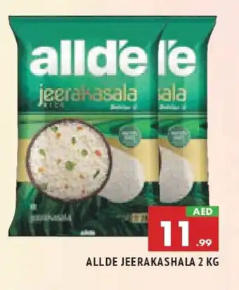 Al Madina ALLDE Jeerakasala Rice offer