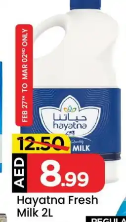 Mark & Save HAYATNA Fresh Milk offer