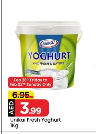 Mark & Save UNIKAI Yoghurt offer