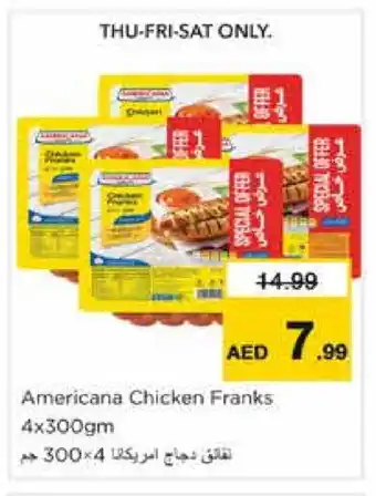 Nesto AMERICANA Chicken Franks offer