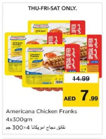 Nesto AMERICANA Chicken Sausage offer