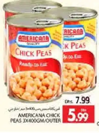 Pasons AMERICANA Chick Peas offer