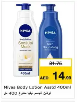 Last Chance Nivea Body Lotion & Cream offer