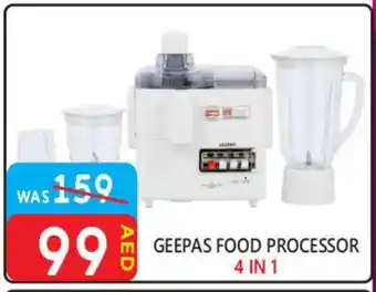 United Hypermarket GEEPAS Food Processor offer