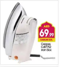 Bigmart GEEPAS Ironbox offer