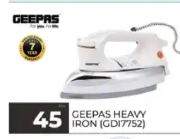 Al Madina GEEPAS Ironbox offer