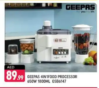 Shaklan GEEPAS Food Processor offer