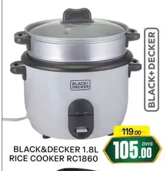 Al Madina BLACK+DECKER Rice Cooker offer