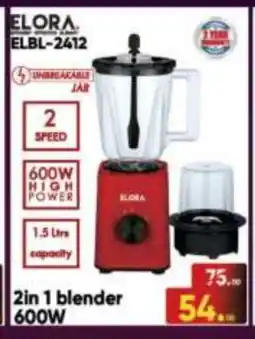 Mango Hypermarket LLC ELORA Mixer / Grinder offer