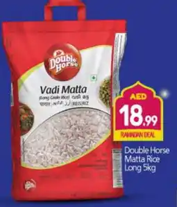 Bigmart DOUBLE HORSE Matta Rice offer