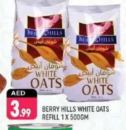 Shaklan BERRY HILLS Oats offer