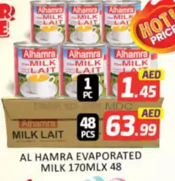 Mango Hypermarket LLC AL HAMRA Evaporated Milk offer