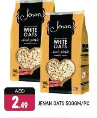 Shaklan JENAN Oats offer