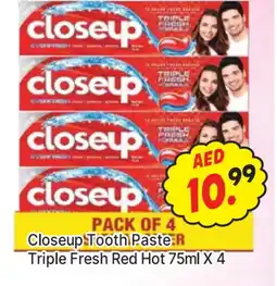 Al Madina CLOSE UP Toothpaste offer