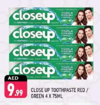 Shaklan CLOSE UP Toothpaste offer