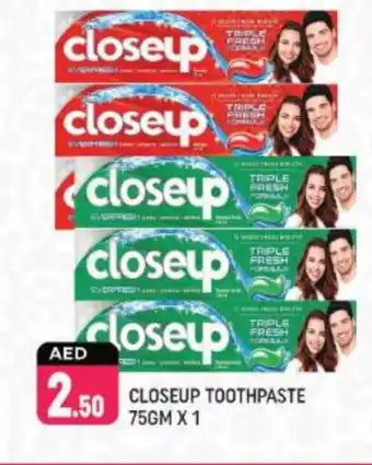 Shaklan CLOSE UP Toothpaste offer