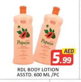 Mango Hypermarket LLC RDL Body Lotion & Cream offer