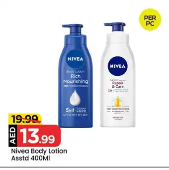 Mark & Save Nivea Body Lotion & Cream offer