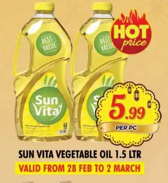 Night to Night Hypermarket sun vita Vegetable Oil offer